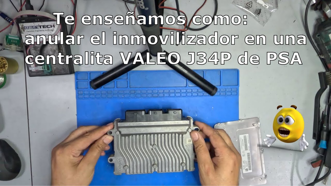 ECU VALEO J34P - Te enseñamos como anular el inmovilizador sin utilizar ningún emulador