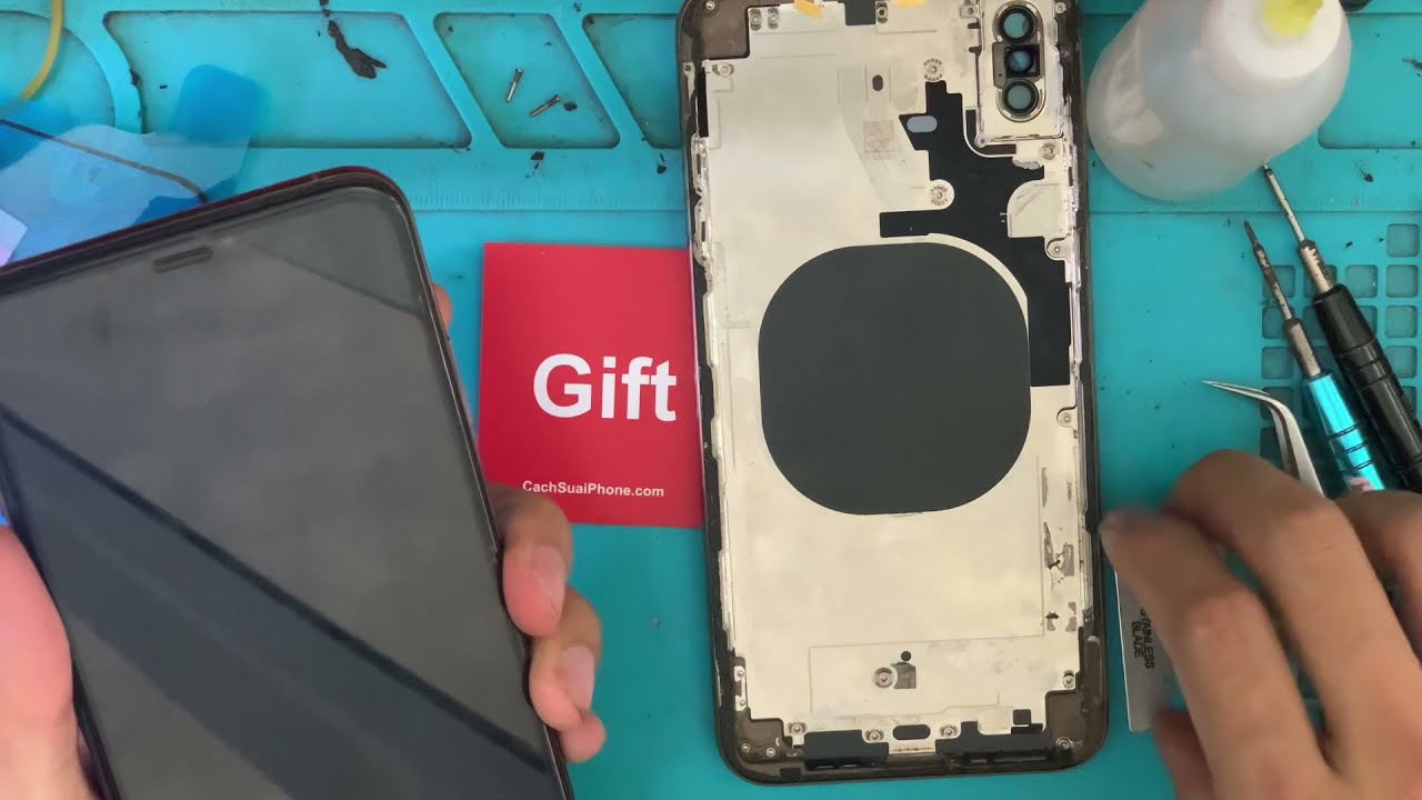 HƯỚNG DẪN CHI TIẾT THAY VỎ IPHONE XS MAX