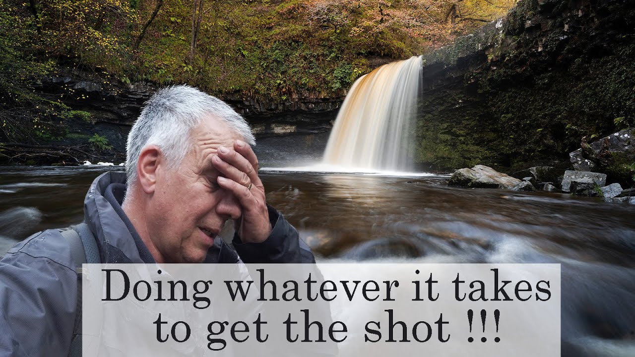Waterfall photography on the Elidir trail on the Brecon Beacons