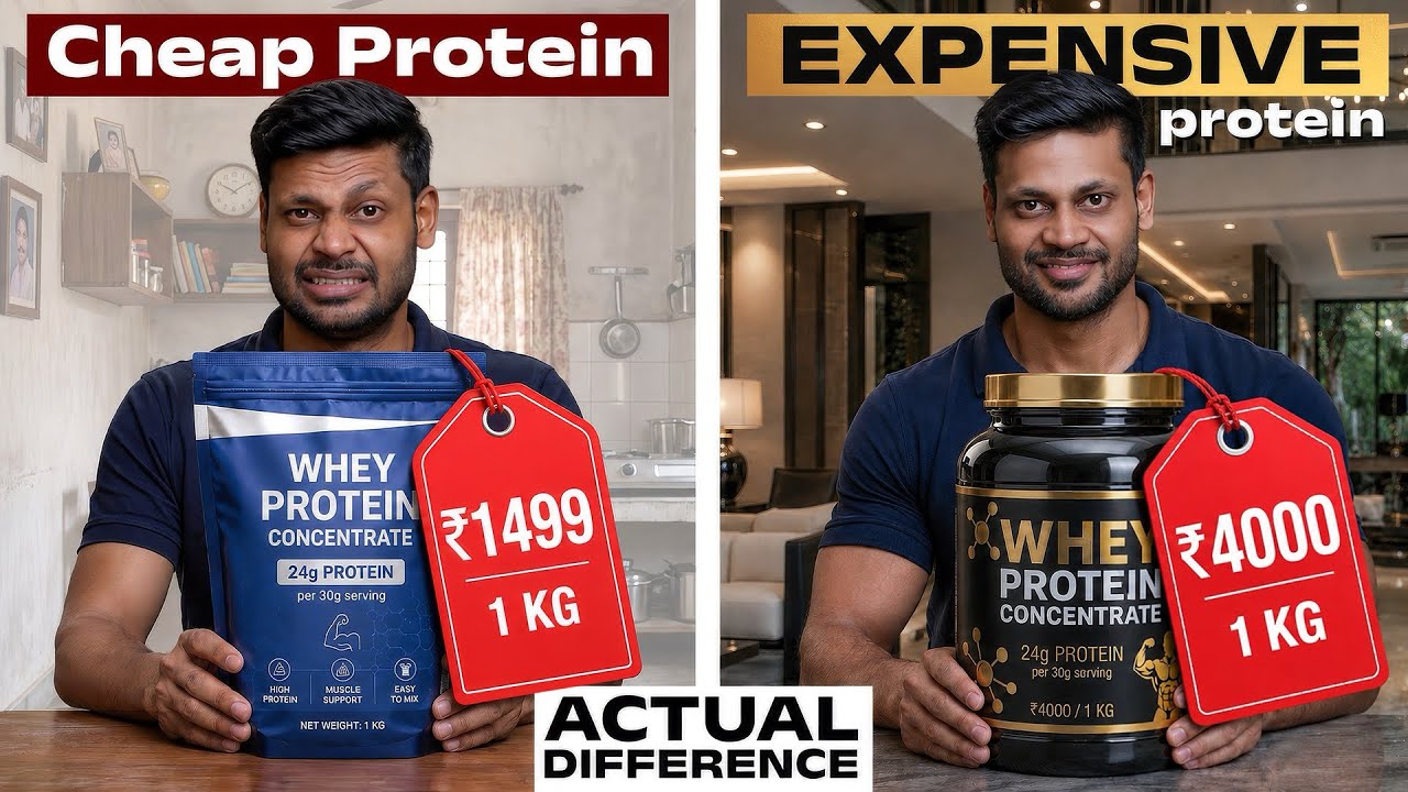 ₹1,499 vs ₹4,000 Whey &mdash; Are You WASTING Your Money?🤯🥛
