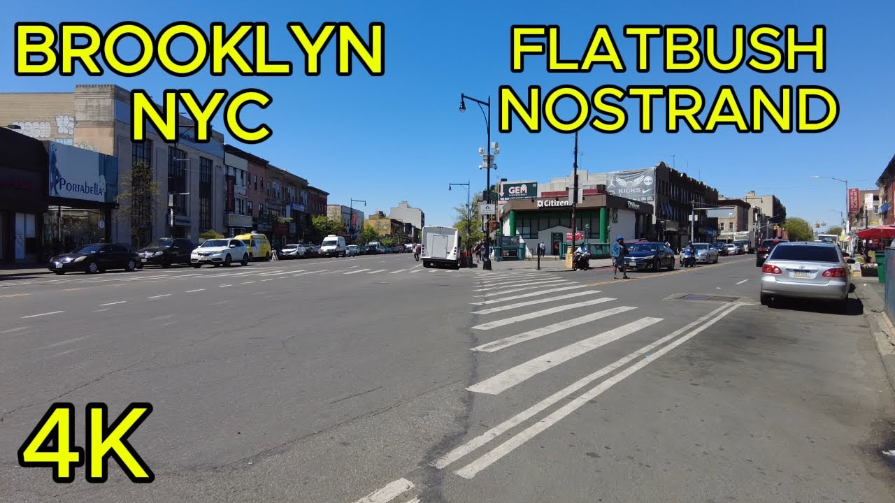 Walking Flatbush From JUNCTION VIA Nostrand AVE To CHURCH AVE Brooklyn  NYC  (04 28, 25)