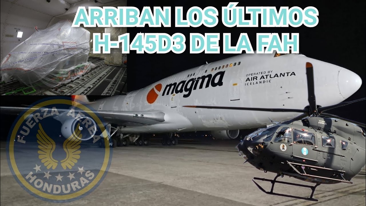 Llegada de los últimos 2 helicópteros H-145D3 de la Fuerza Aérea de la Honduras