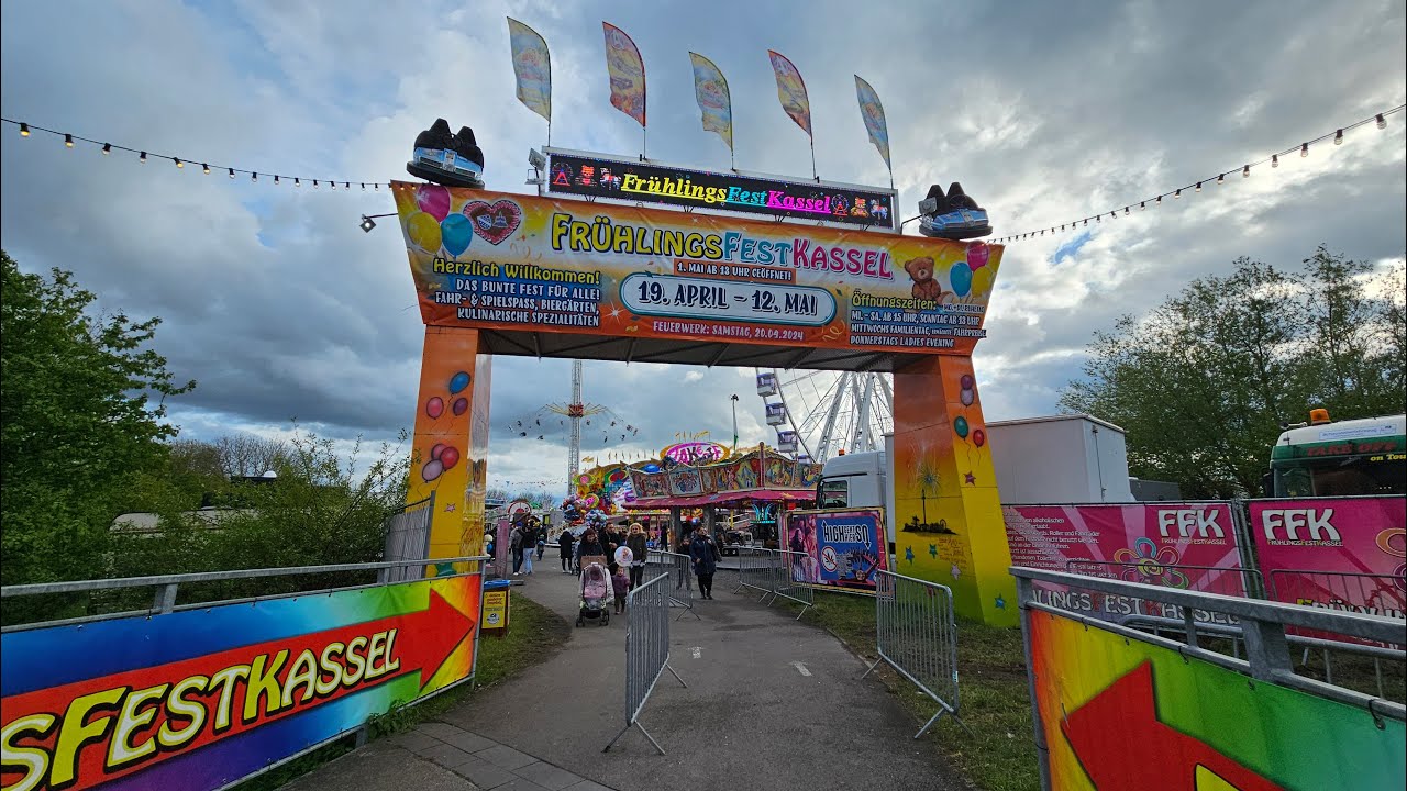 Frühlingsfest Kassel | Rundgang 2024 | HD 60fps