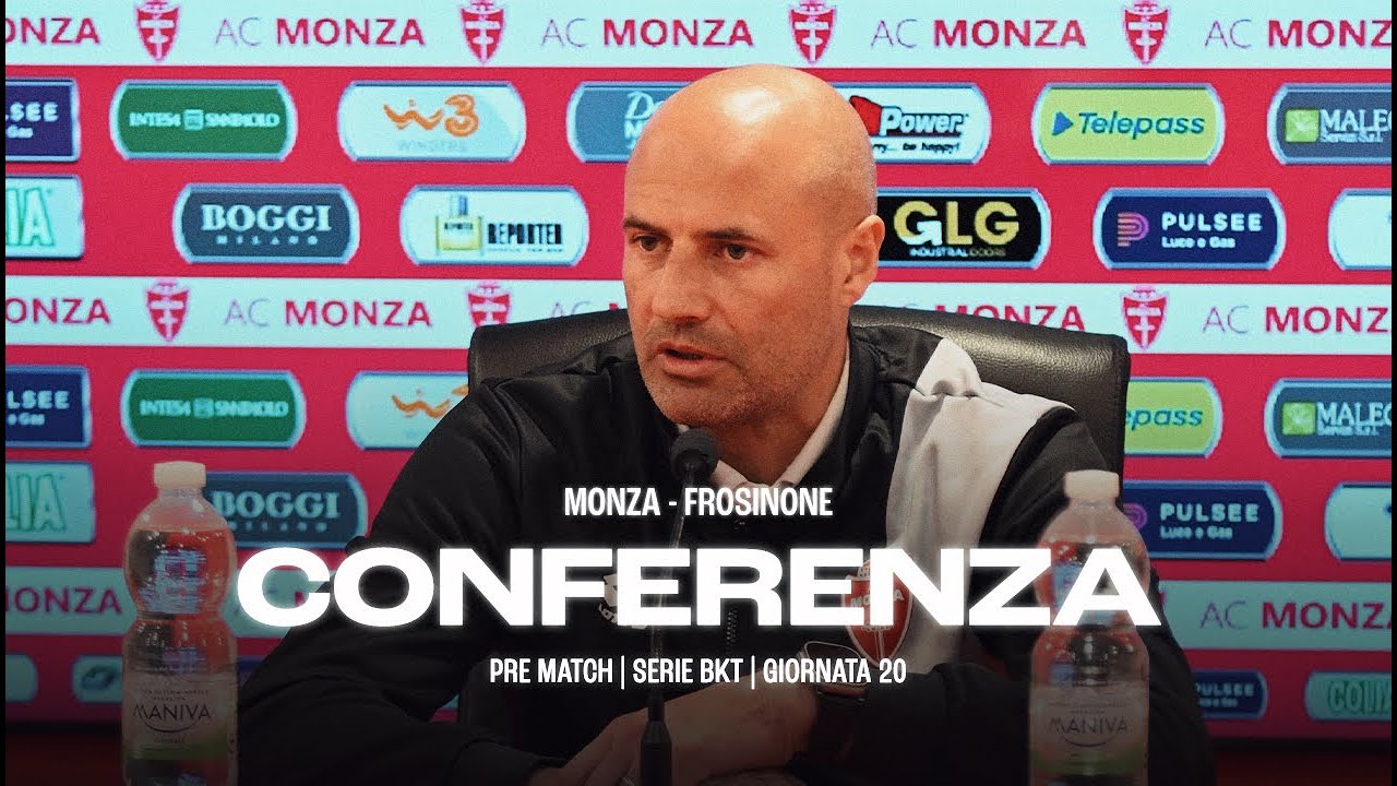 CONFERENZA STAMPA | Le parole di Mister Bianco prima di Monza - Frosinone