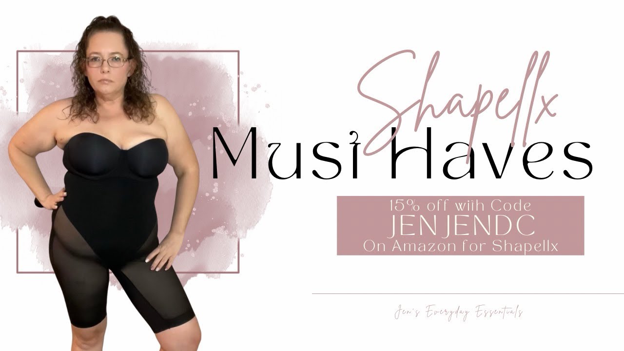 ✨ Shapellx Compression Shorts & Strapless Bra 🖤 | 15% off code JENJENDC exp 1/31/2026 