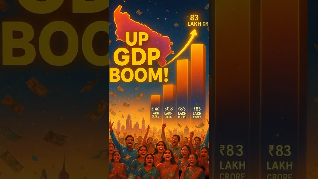 🚀 UP GDP Boom: ₹14 Lakh Crore to ₹83 Lakh Crore? | Uttar Pradesh Economy 2025