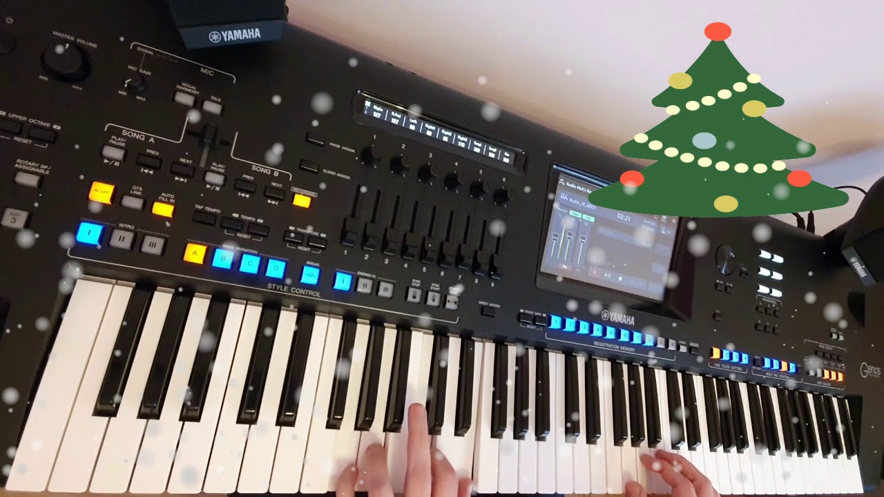 Feliz Navidad 🌲★🌲 Merry Christmas ☆Yamaha GENOS☆