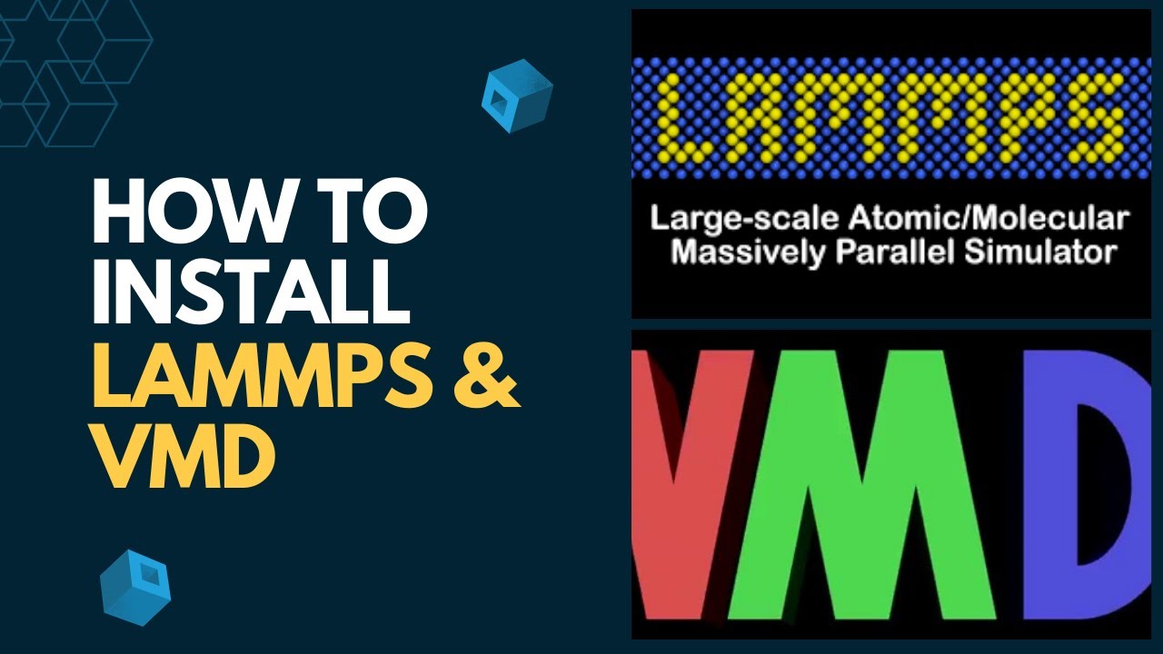 How to install LAMMPS and VMD for Molecular Simulations in Ubuntu | Step-by-Step Tutorial 2024