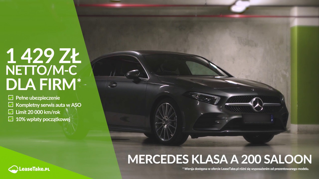 Mercedes Klasa A Saloon - samoch&oacute;d, z kt&oacute;rym na pewno się dogadasz