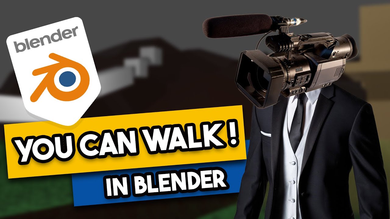 First Person Camera Mode in blender! | Walk navigation and Fly navigation modes tutorial