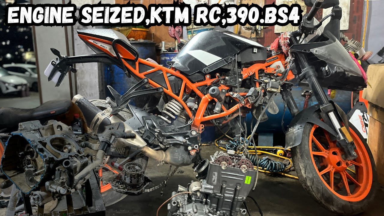 engine seized🤬 .KTM.RC,390.BS4