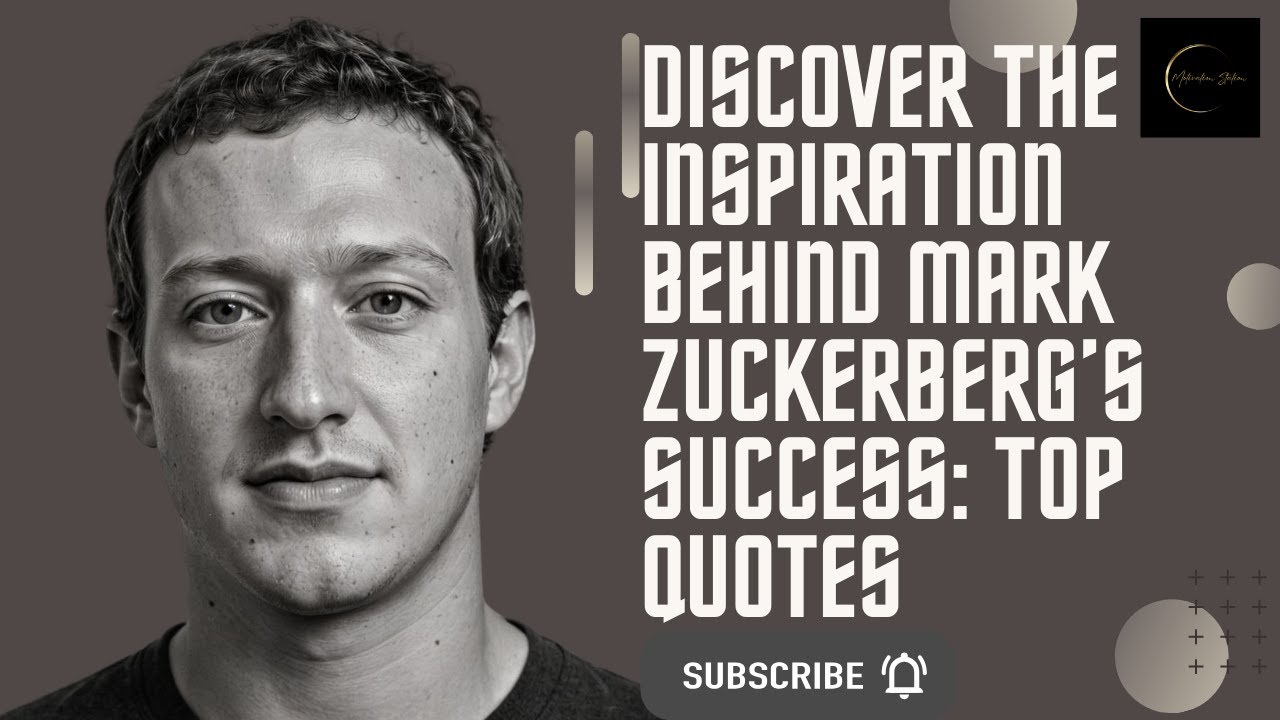 Success and Innovation: Best Quotes by Mark Zuckerberg | Motivation Station
