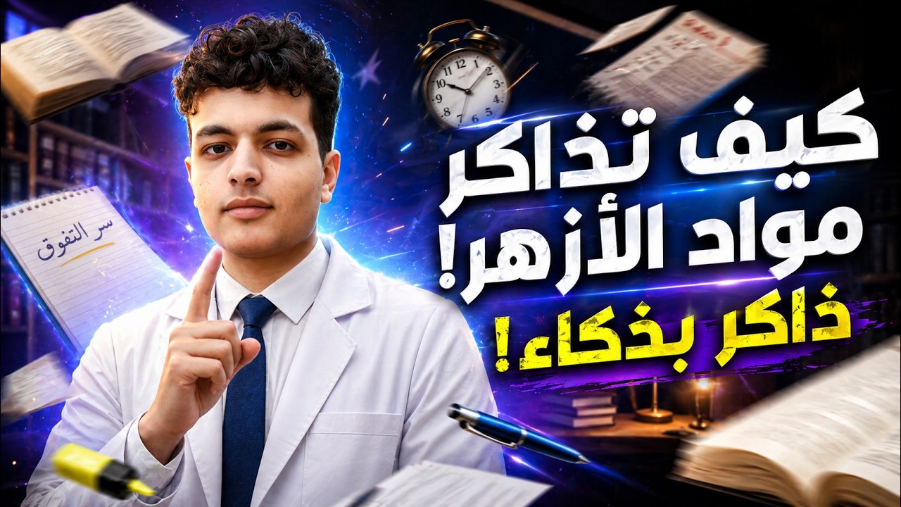 أحسن طريقة لمذاكرة مواد الأزهر | سر التفوق في الثانوية الأزهرية | لازم تشوف الفيديو ده!