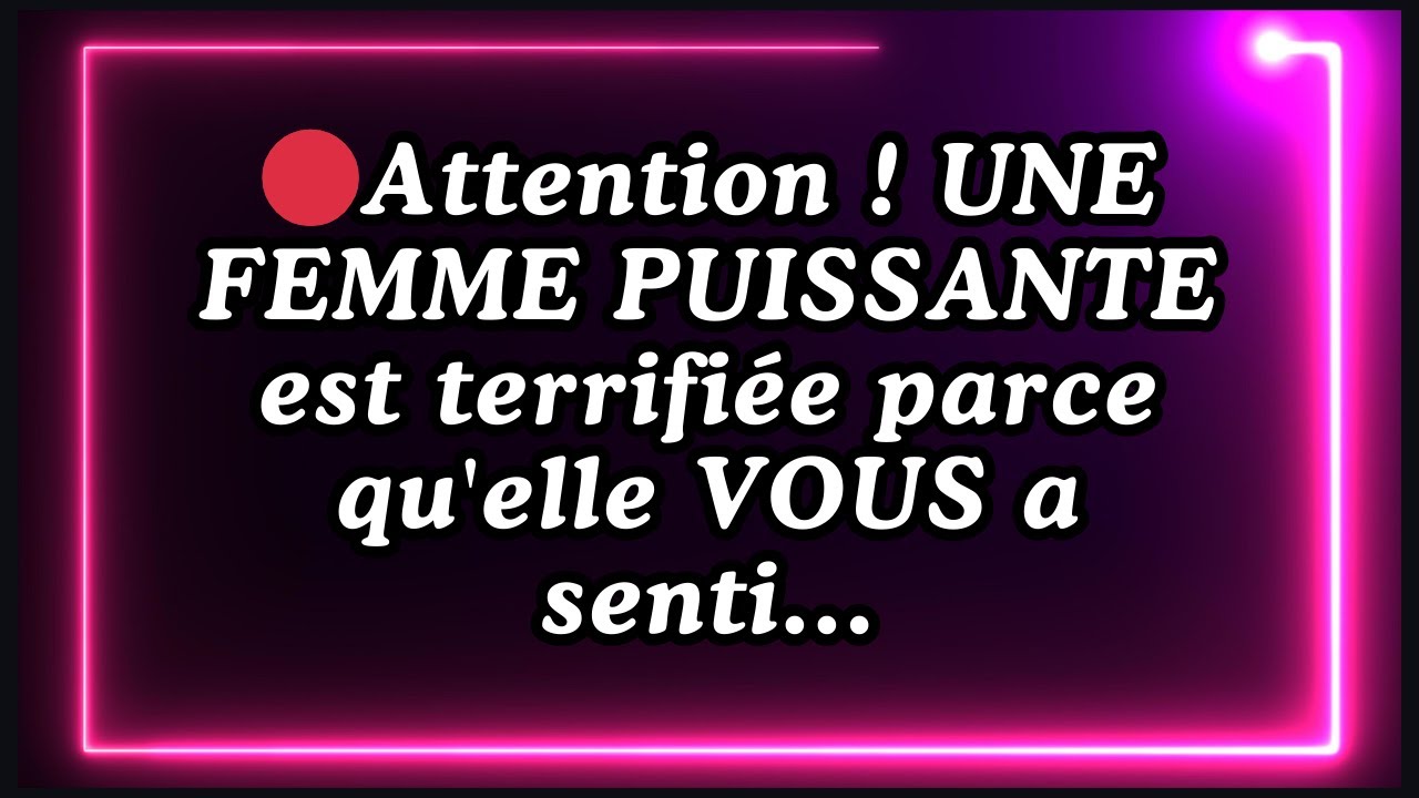 🔴Attention ! UNE FEMME PUISSANTE est terrifiée parce qu'elle VOUS a senti... MESSAGE DES ANGES