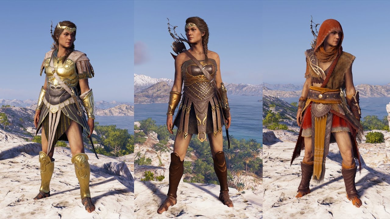 Assassin's Creed Odyssey - All Legendary Armor Sets for Kassandra Showcase (AC Odyssey)