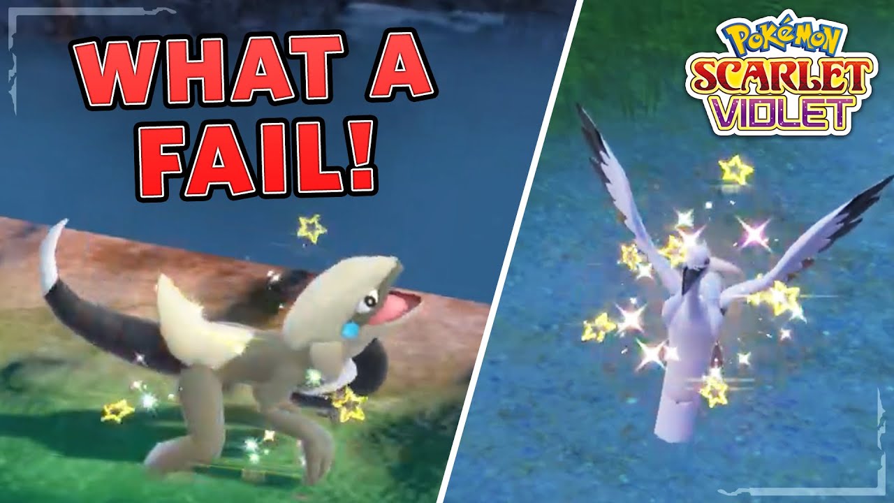 I Can't Believe I FAILED This SHINY! Double Shiny Reaction in Pokemon Scarlet and Violet!