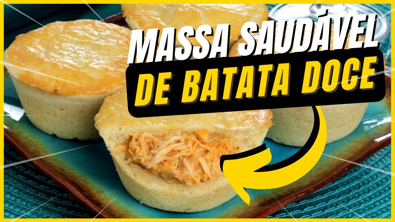 Empada Saudável Recheada || MASSA FIT de BATATA DOCE