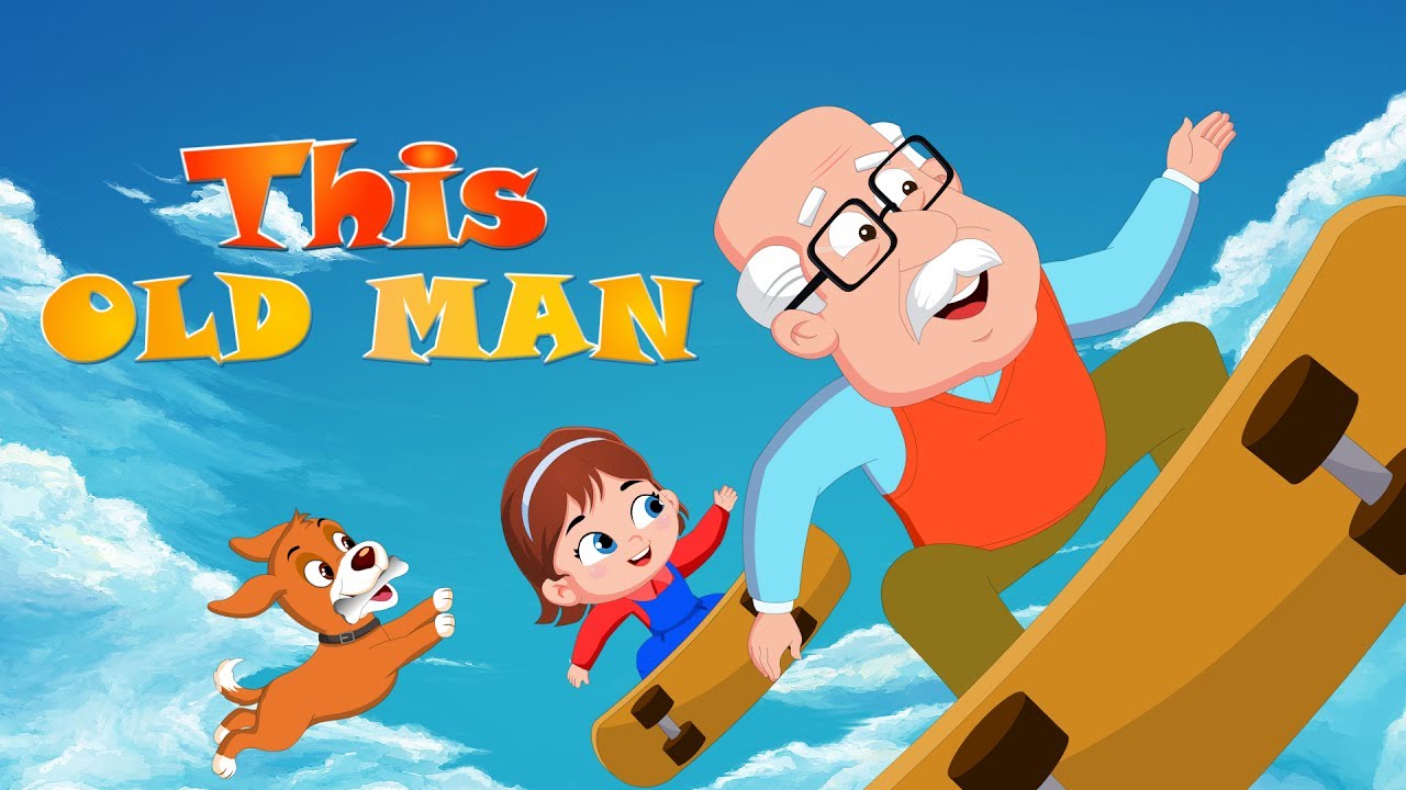 This Old Man | FlickBox Nursery Rhymes and Children Songs with Lyrics | Learn Numbers 1-10