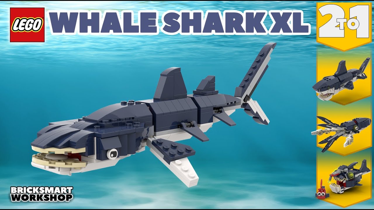 LEGO 31088 Альтернативная цифровая сборка «Китовая акула XL»