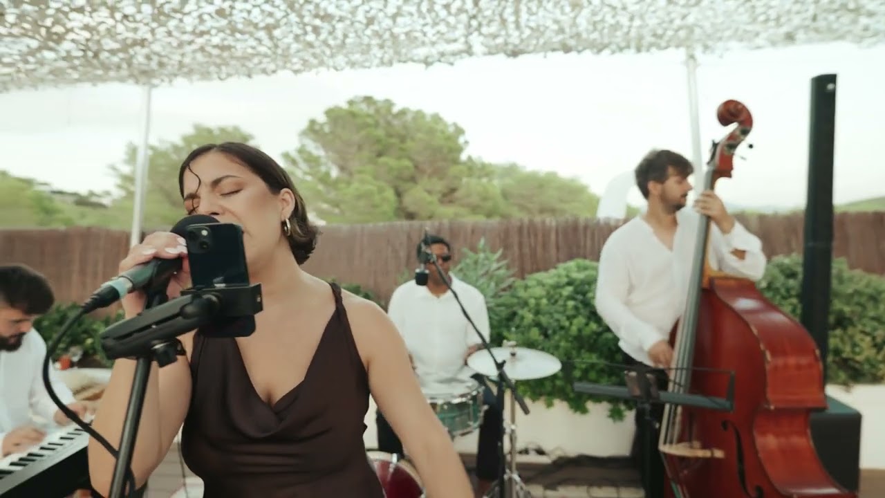 HALF BLOOD QUARTET | Luxury Wedding Live Music at Na Xamena Ibiza – Hit the Road Jack