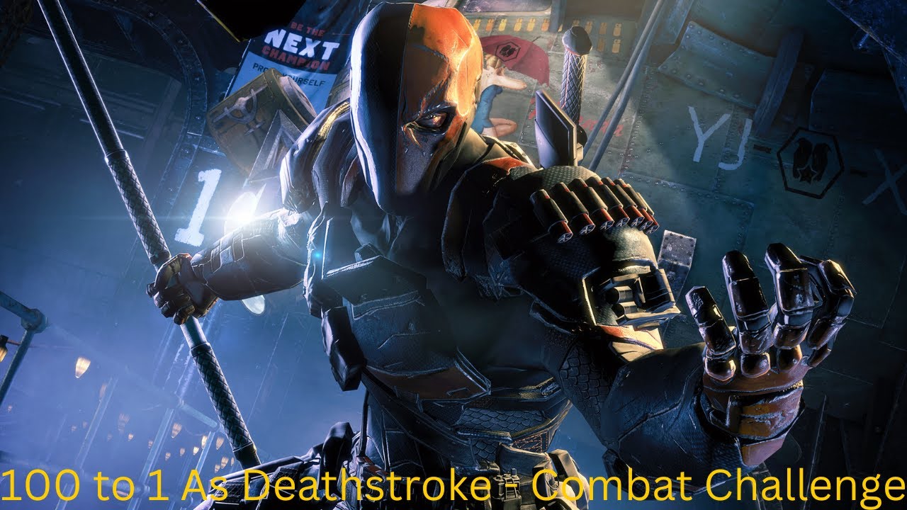 Batman: Arkham Origins - 100 to 1 (as Deathstroke) - Combat Challenge [obsolete]