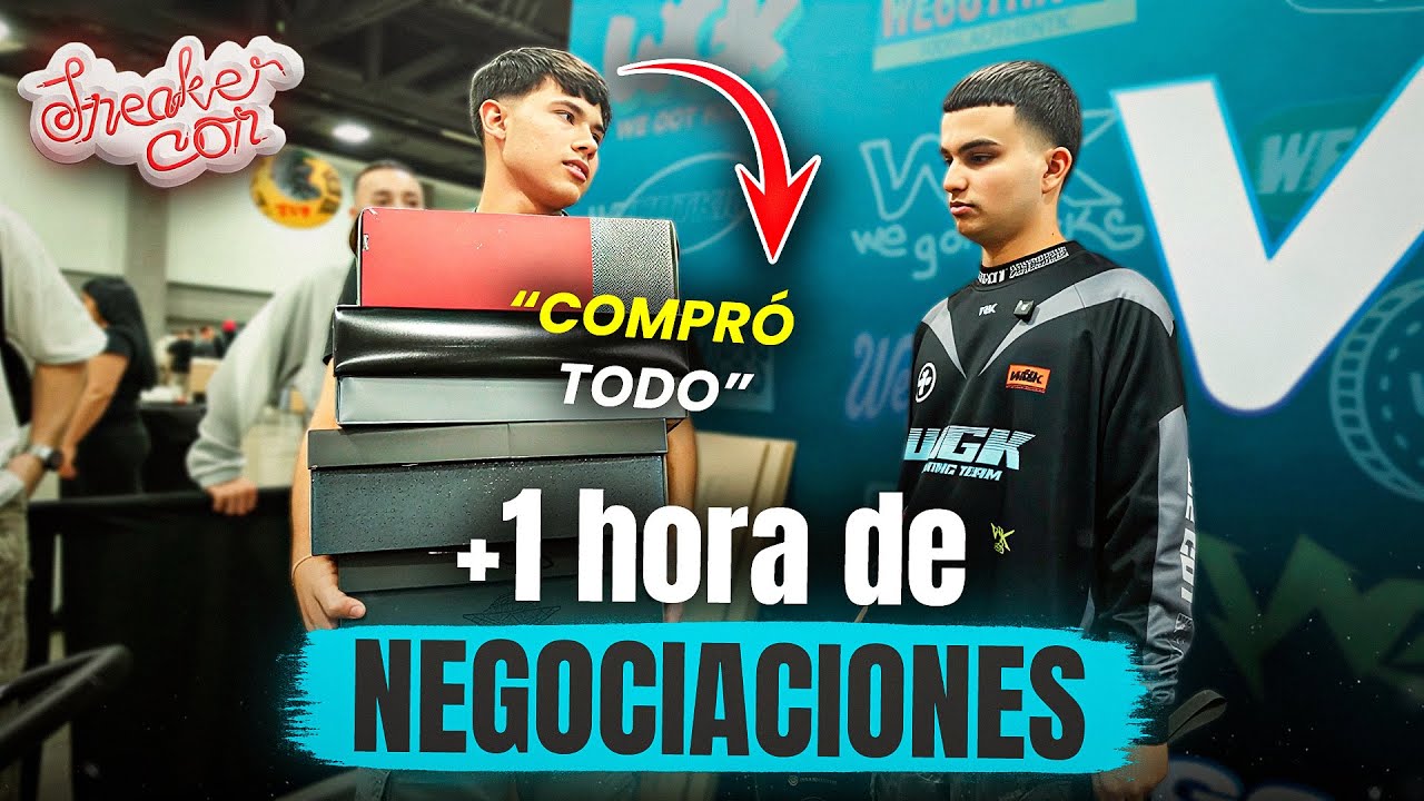 ¡NEGOCIAMOS +$12.000 EN TENIS EN SNEAKERCON DÍA 3!