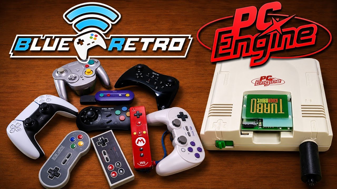 Pc Engine - TurboGrafx | Blueretro - Controles Testados - M30 - Snes Wii NeoGeo -Etc- Other Controls