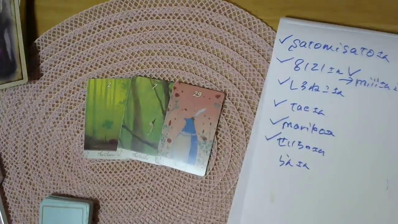 今日はオラクルカードからメッセージ。個人鑑定はルノルマンカードでもリーディングします。