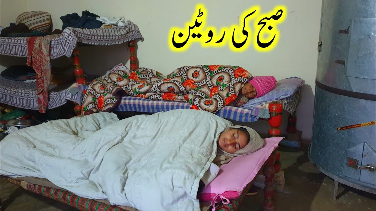 Village Women Morning Routine in winter Fog | Cooking Traditional Foods | Village Life Pakistan