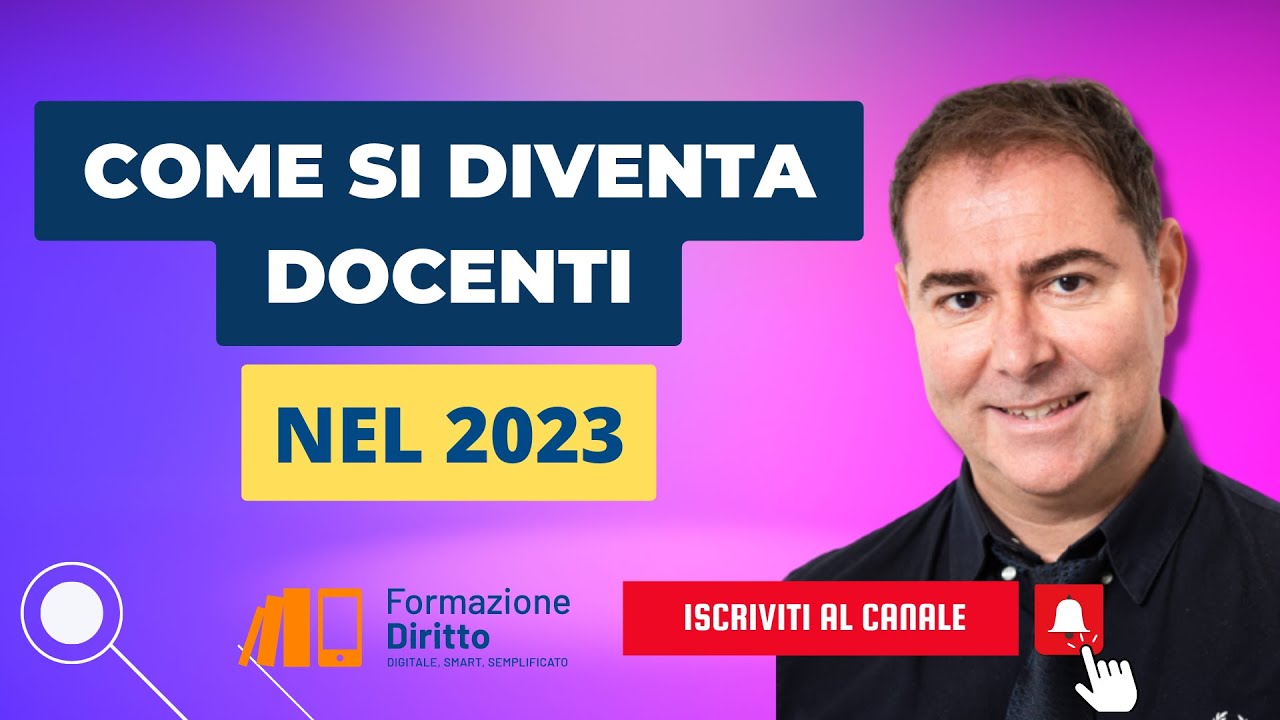 Come diventare docenti nel 2023