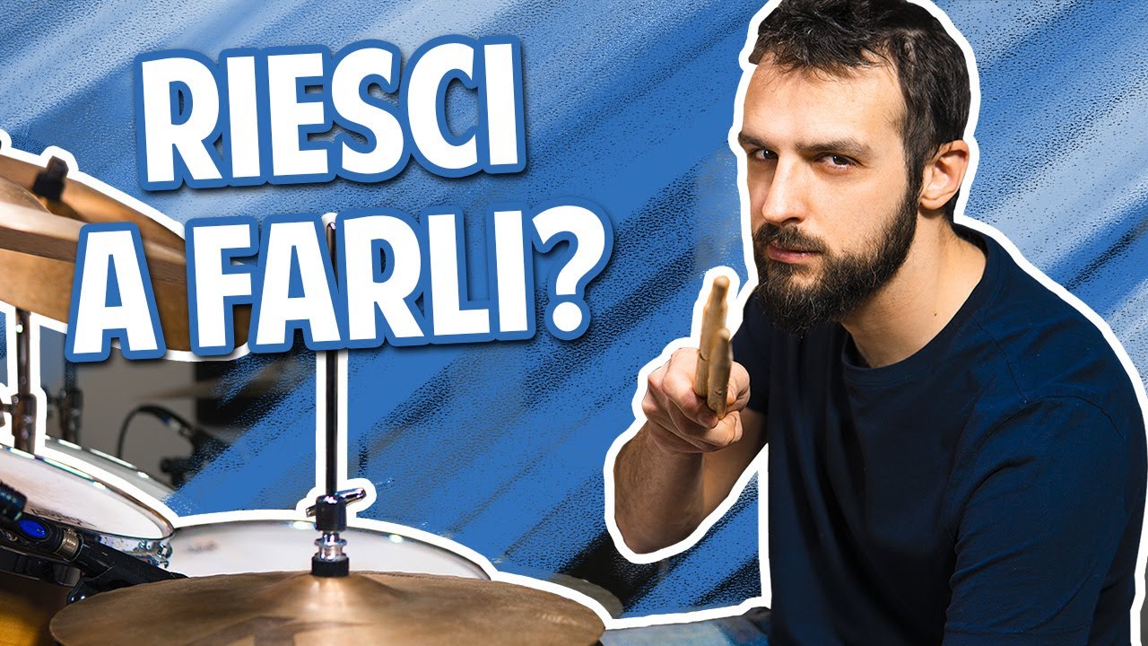 SOLO IL 20% DEI BATTERISTI riesce a SUONARE QUESTI GROOVE! E TU?