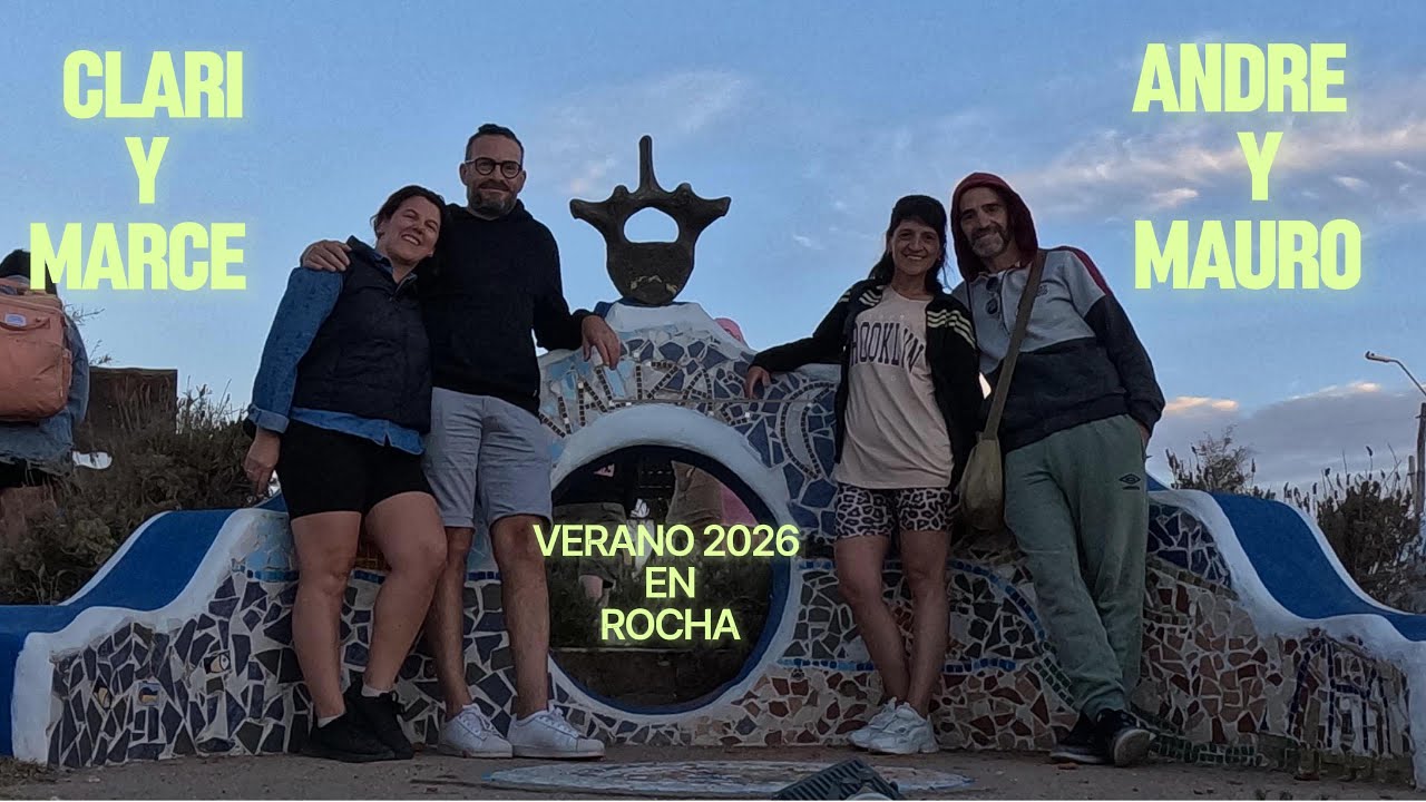Finde en Rocha con amigos