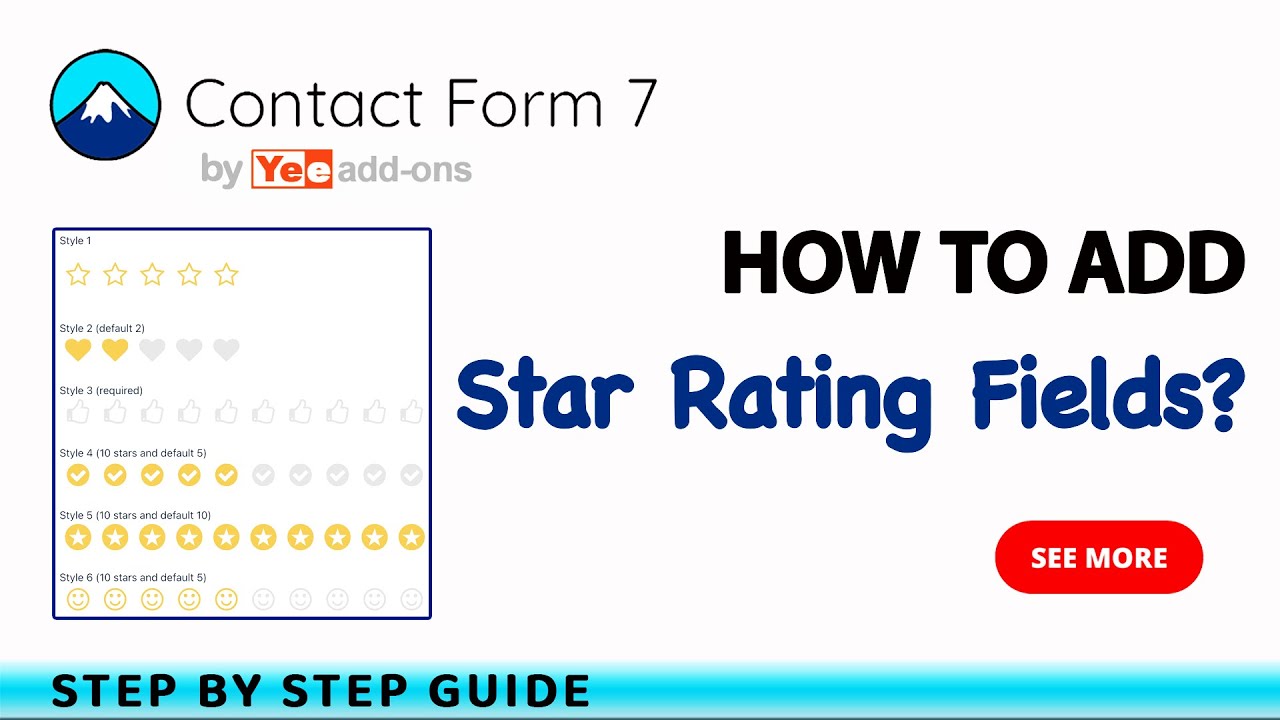 How To Add Star Rating Field To Your Contact form 7?