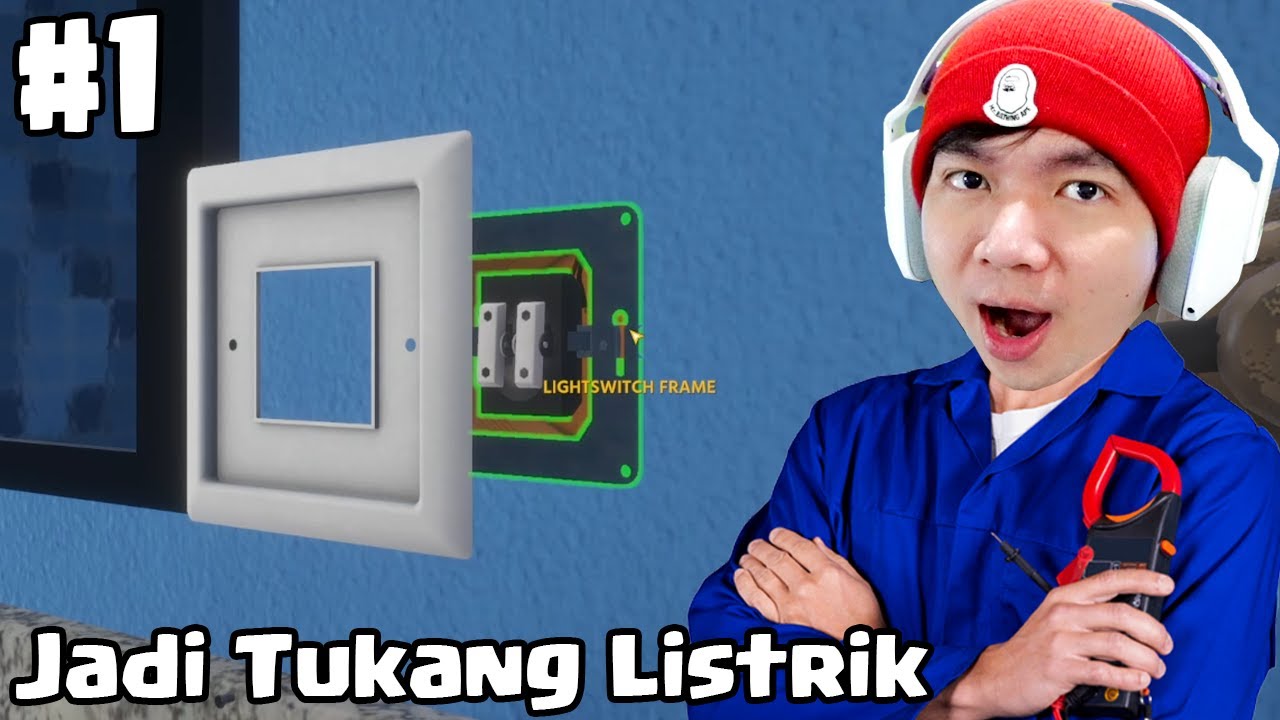 MiawAug Jadi Tukang Listrik - Electrician Simulator Indonesia