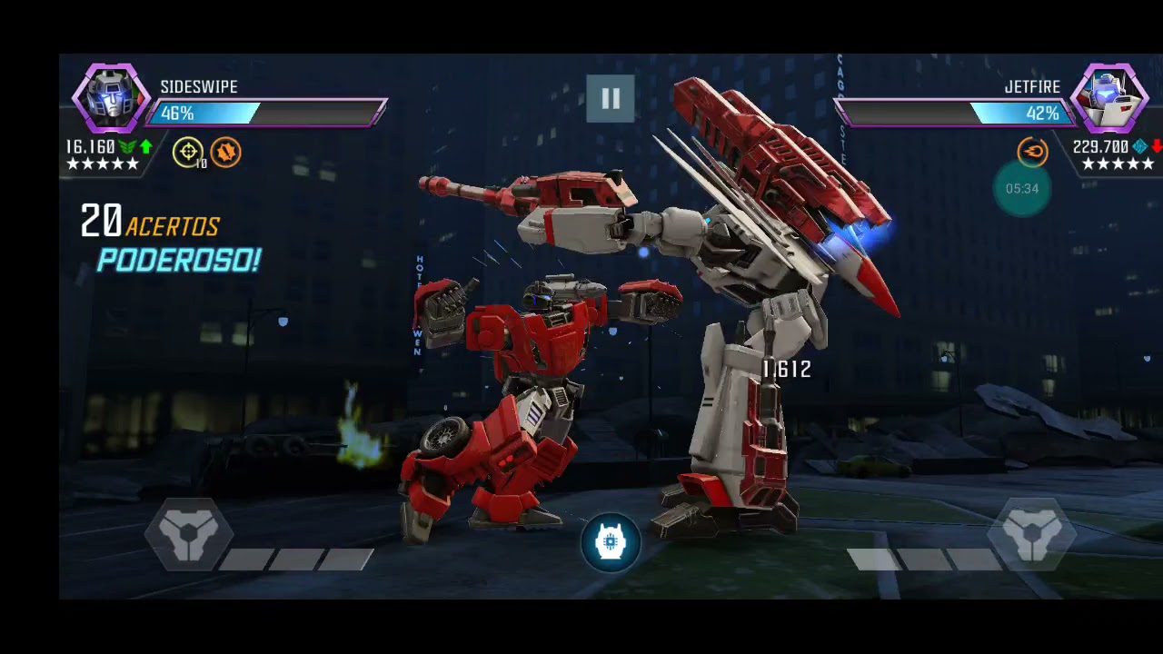 Sideswipe (5 Star | Rank 5 Full) Gameplay - Transformers: Forged to Fight