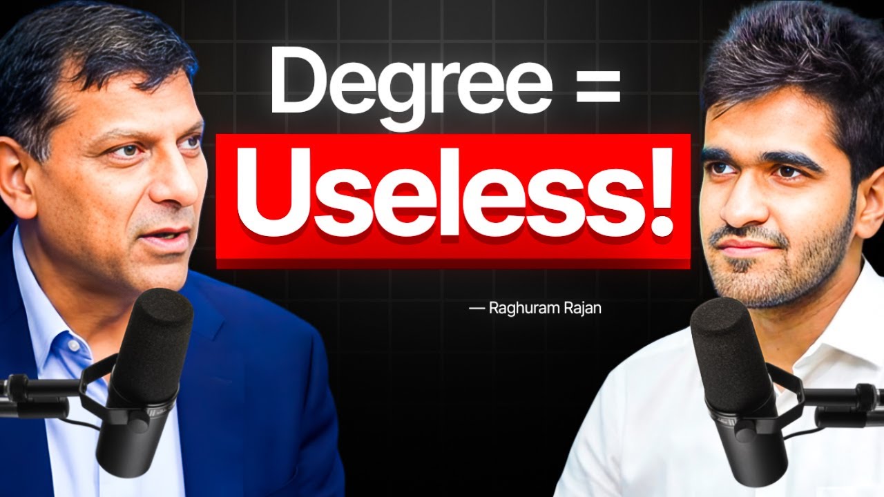 &laquo;Ваш диплом о высшем образовании БЕСПОЛЕЗЕН!&raquo; &mdash; Жестокая правда Рагхурама Раджана | Видеофрагмент...