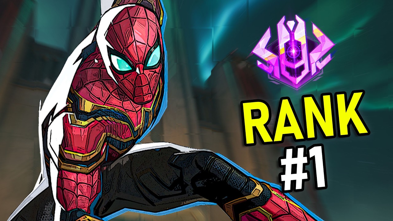 RANK 1 WORLD SPIDERMAN - dripkuna | MARVEL RIVALS POV GAMEPLAY