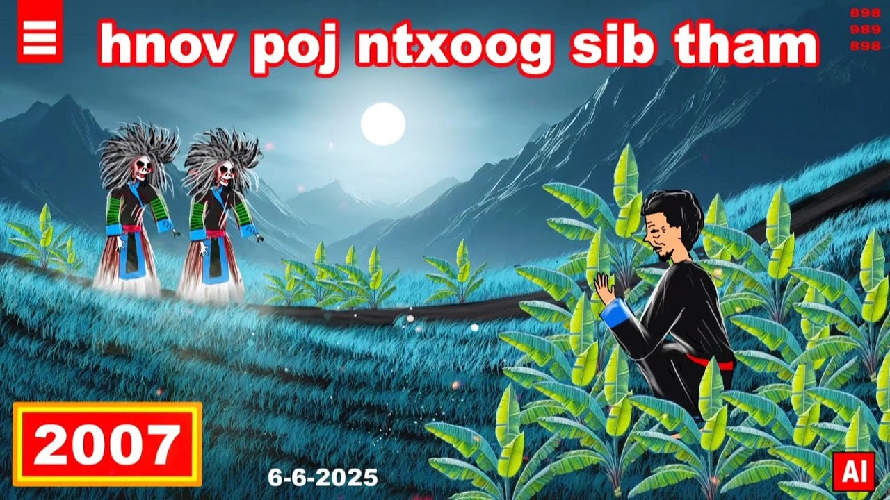 dab hais hmoob - 2007 - 6-6-2025 hnov poj ntxoog sib tham, เเอบฟังผีคุย, listen to ghosts.
