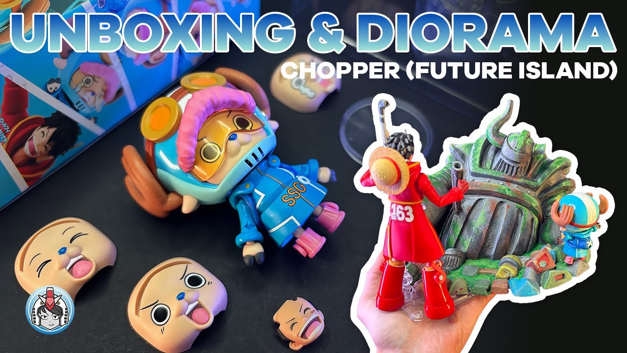 Chopper & Luffy find EMET Diorama | Future Island Egghead S.H.Figuarts | Unboxing | ASMR | One Piece