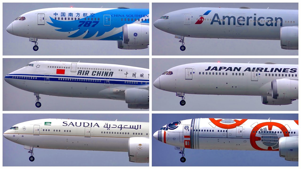 BOEING LOVERS! 12 Boeing HEAVIES land in Los Angeles (LAX) - Plane Spotting 2020
