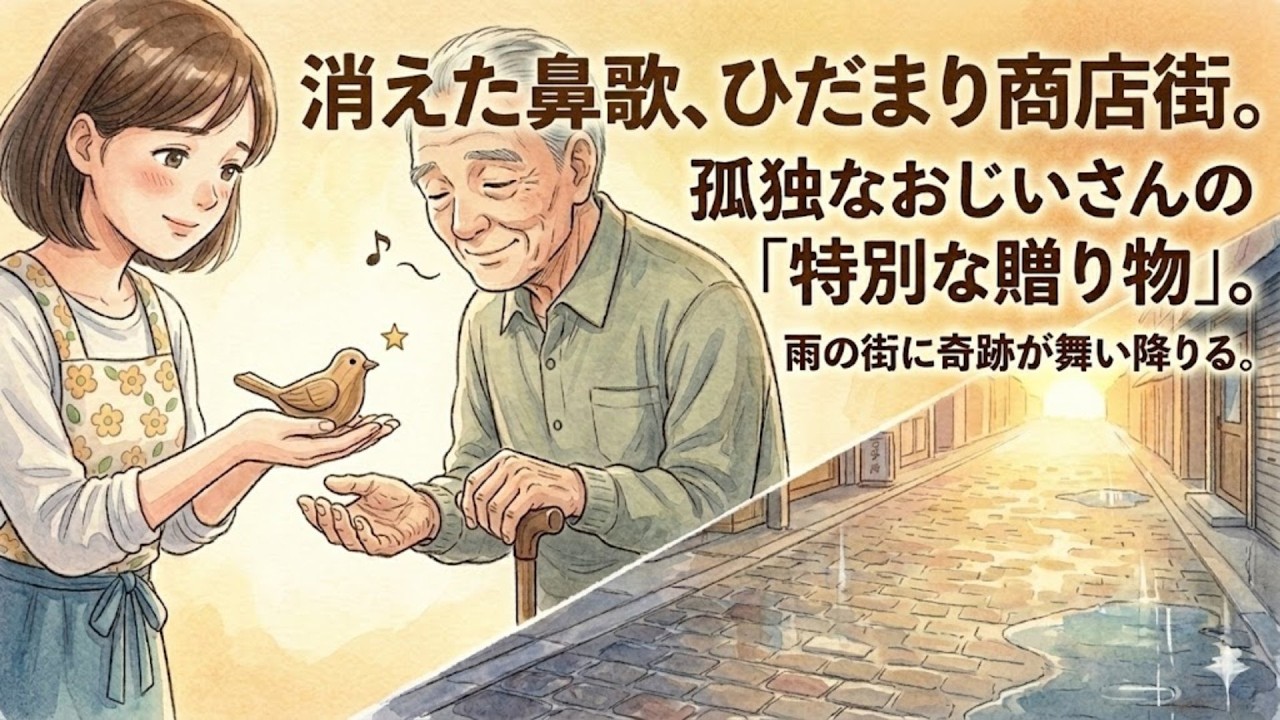 【小さな感動】ひだまり商店街に聞こえる、おじいさんの鼻歌