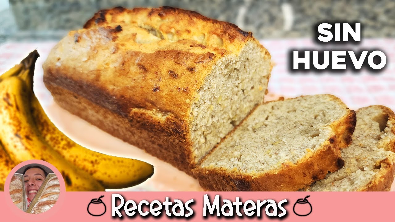 BUDÍN DE BANANA | SIN HUEVO FÁCIL Y BARATO✅🥳