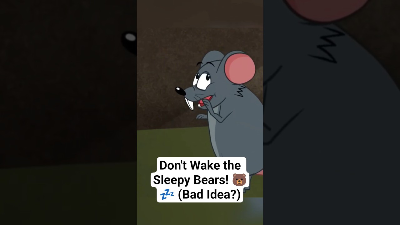 Don't Wake the Sleepy Bears! 🐻💤 (Bad Idea?) - Story Telling - English Speaking 