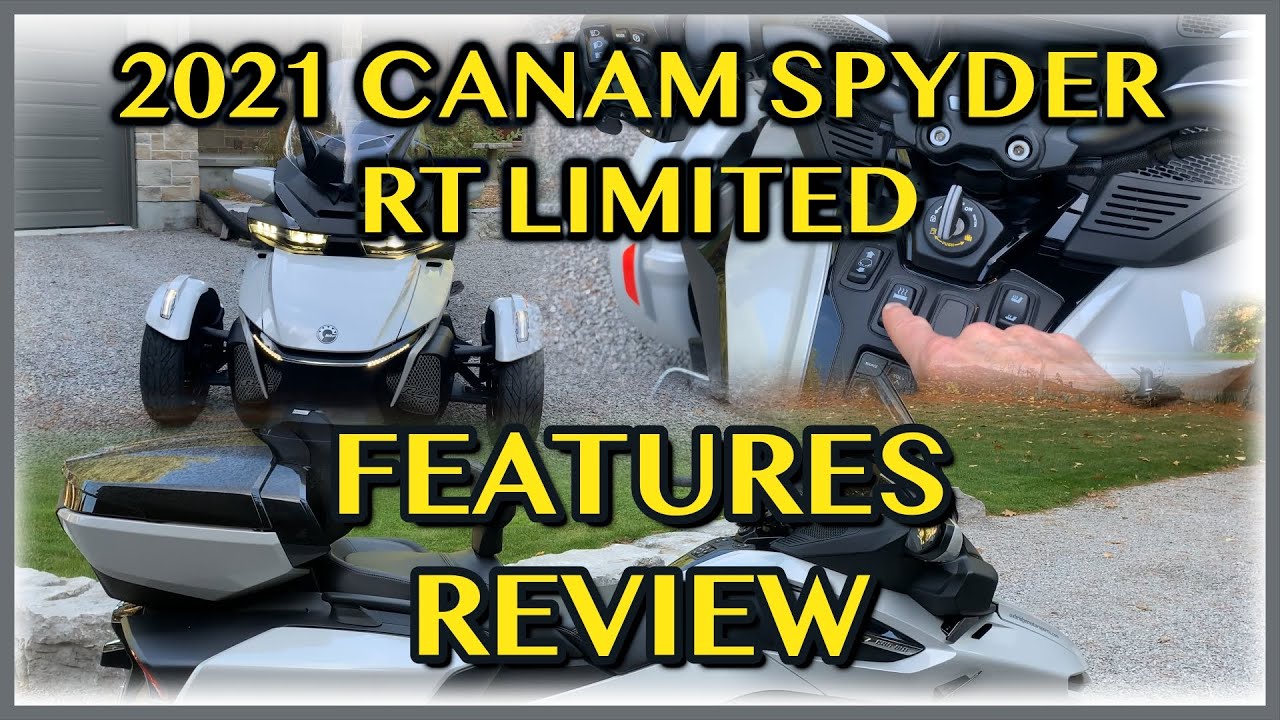 Обзор характеристик Can-Am Spyder RT Limited (2021).