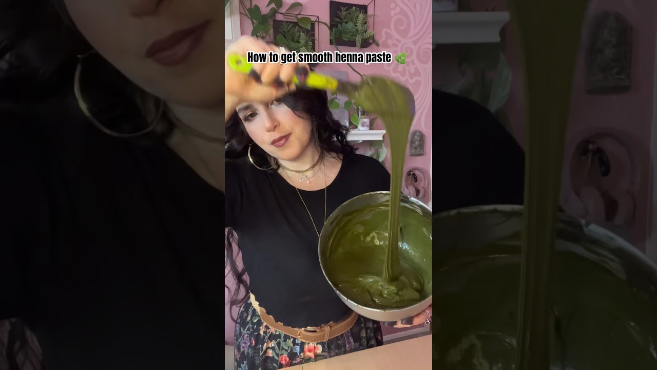 Get Silky Smooth Henna Paste 🌿 