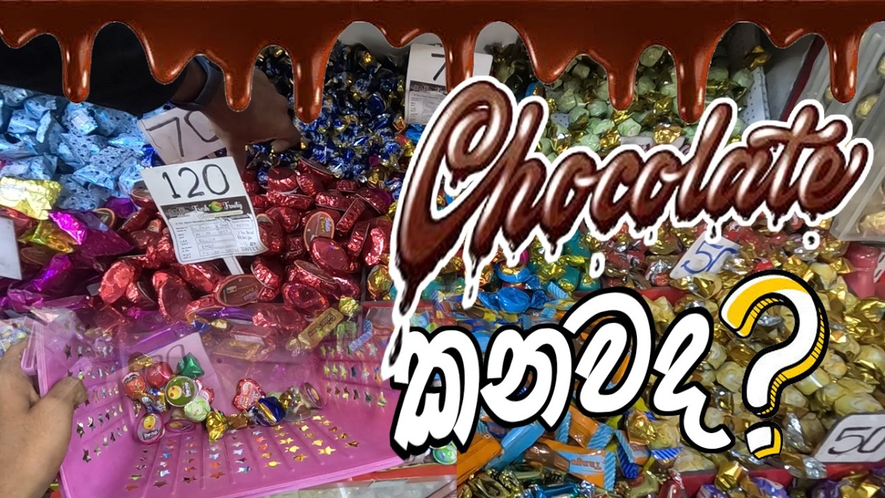 Colombo Chocolate Shop Tour 🇱🇰 | Super Cheap & Tasty Chocolates in Sri Lanka!