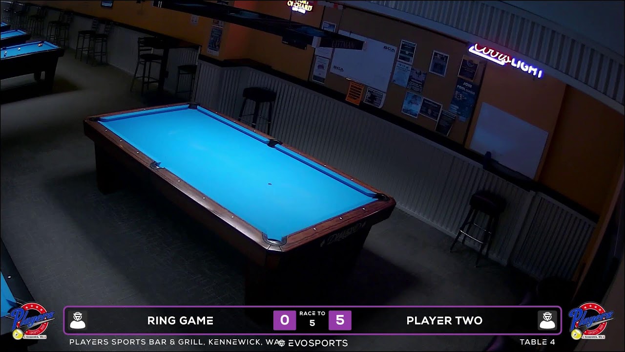 RING GAME vs PLAYER TWO - PLAYERS SPORTS BAR & GRILL - TABLE 4 | EvoSports