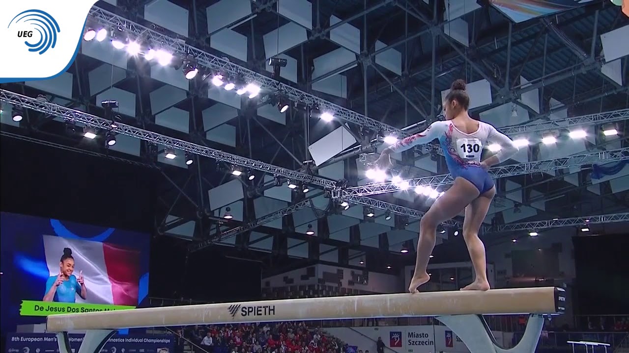 Mélanie DE JESUS DOS SANTOS (FRA) - 2019 Artistic Gymnastics European silver medallist, beam