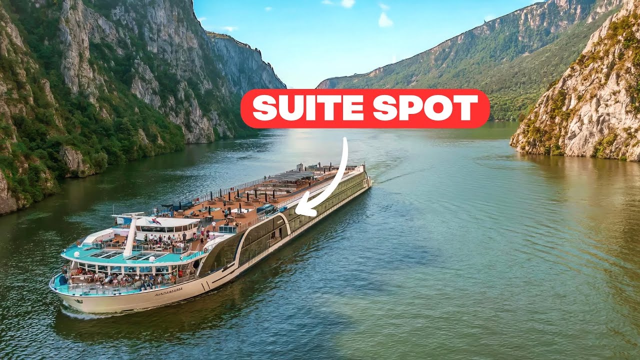On board the Largest River Ship in Europe! Our SUITE is a must see!