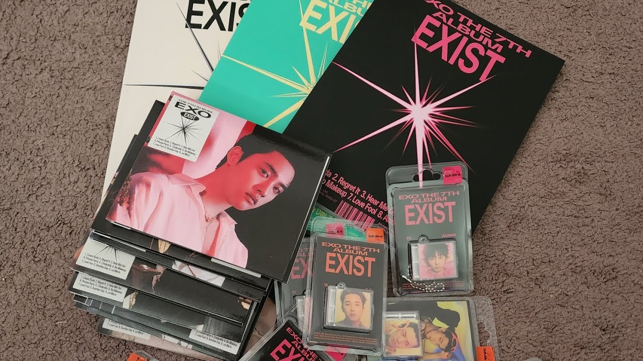 EXO Exist Album Unboxing (All Versions)